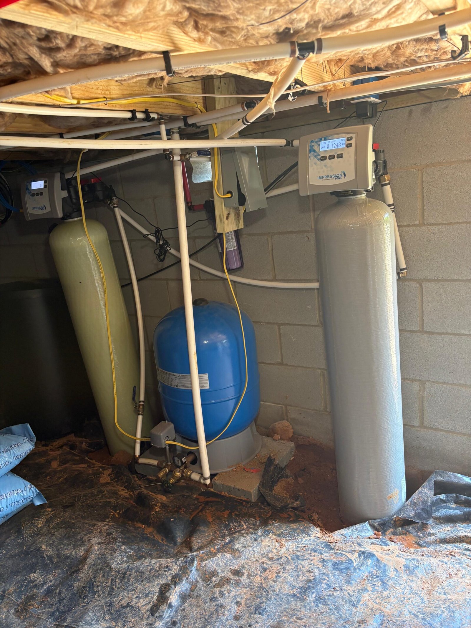 Water purification system equipment